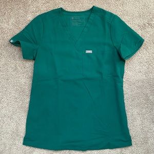 FIGS Hunter Green scrub top